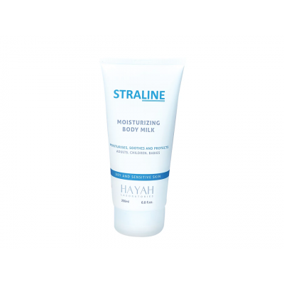 HAYAH LABORATORIES STRALINE MOISTURIZING BODY MILK FOR DRY & SENSITIVE SKIN 200 ML